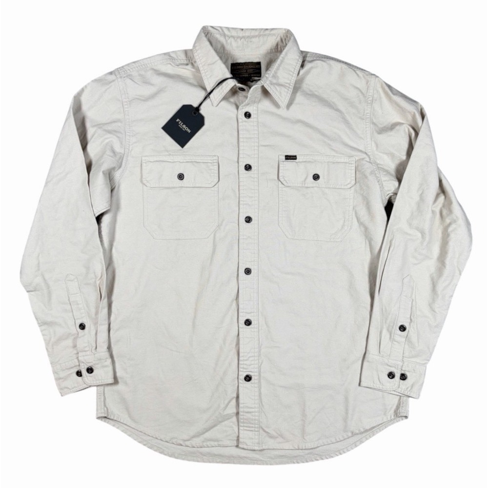 C.C. Filson Field Flannel Shirt Men's Sz L Midweight Button Down Overshirt NWT